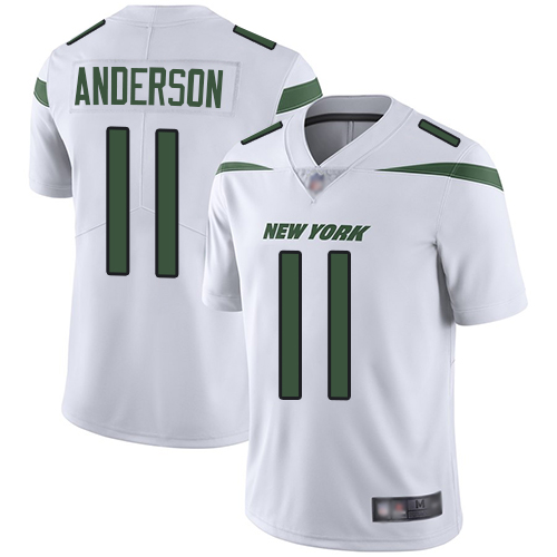 New York Jets Limited White Men Robby Anderson Road Jersey NFL Football #11 Vapor Untouchable